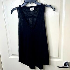 Distressed Black Tank